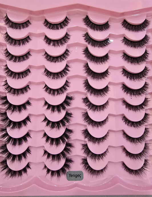 Hexa Lashes™ Yengeç Model Takma Kirpik