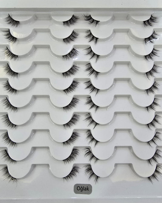 Hexa Lashes™ Oğlak Model Takma Kirpik